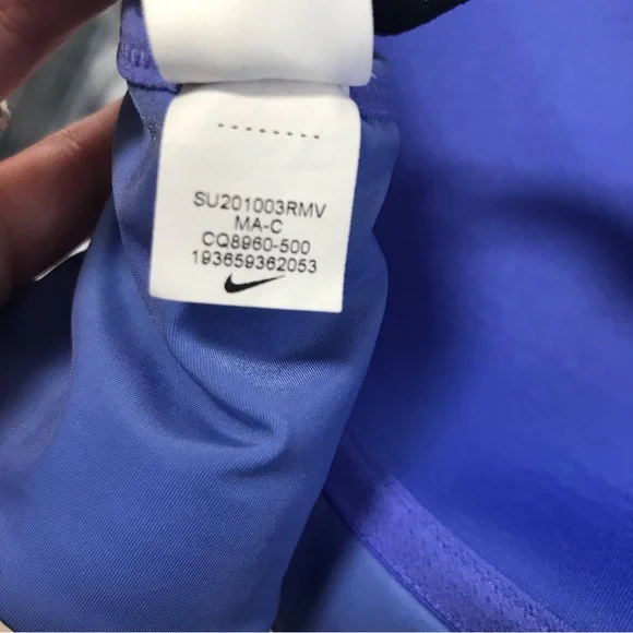 Nike Blue Dri-Fit Sports Bra - Picture 5 of 6